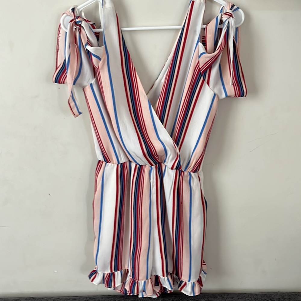 LUCCA STRIPED ROMPER - Picture 2 of 5